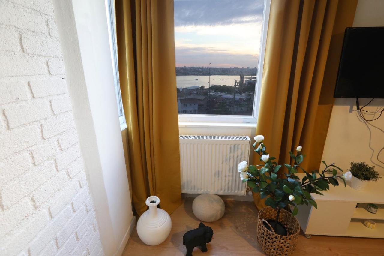 Апартаменты Central Flat W Sea View And Near Galata Tower Стамбул Экстерьер фото